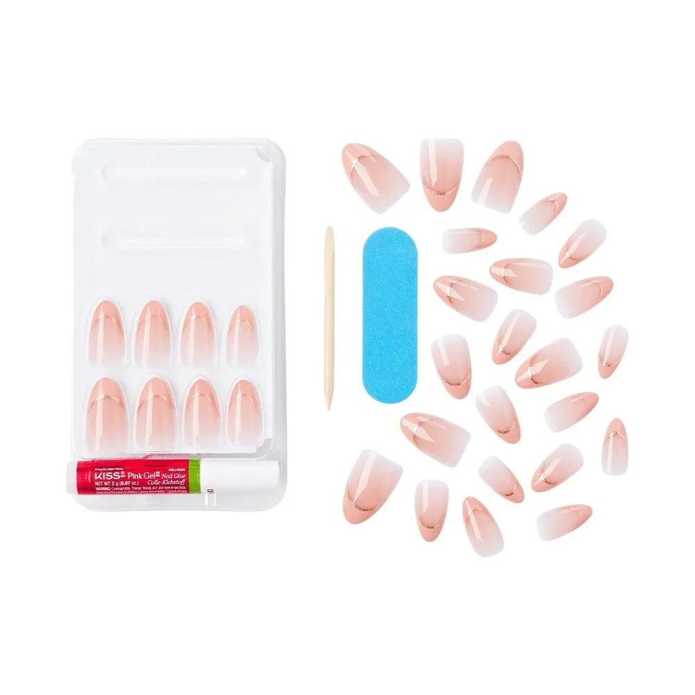 KISS Voguish Fantasy Medium Length Nails - Éclatant